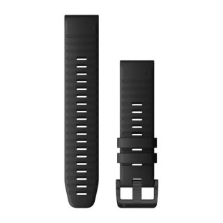 Garmin S60 QuickFit 22-Uhrenarmbänder - Schwarzes Silikon