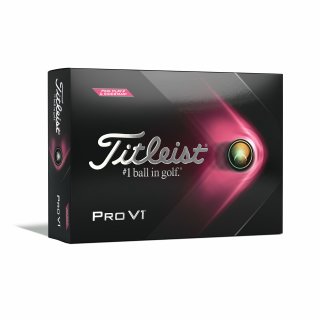Titleist Pro V1 Golfbälle in Pink