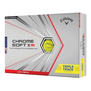 Callaway Chrome Soft X LS Triple Track in Gelb