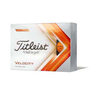 Titleist Velocity Golfbälle Orange