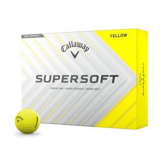 Callaway Supersoft Golfbälle Gelb