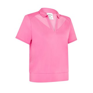 Callaway Waist Length Mesh Detail Polo