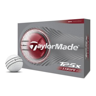 TaylorMade TP5x Stripe Golfbälle